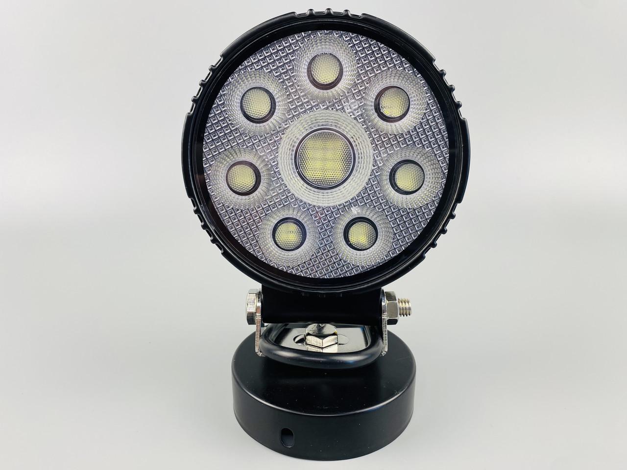 Фара круглая 123W 41 led диодов IP67 led chip 3030 алюминиевый корпус крепления