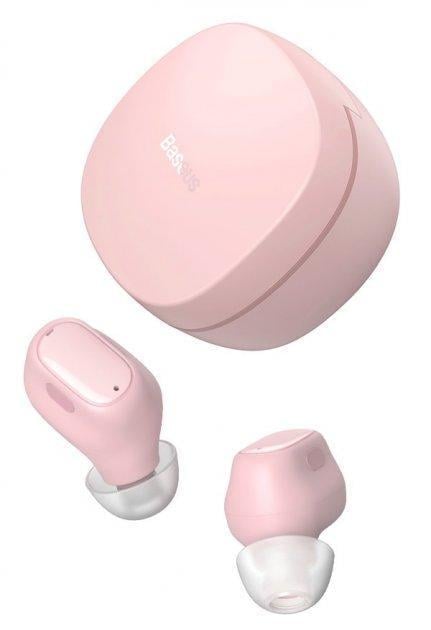 Навушники бездротові Baseus WM01 Pink