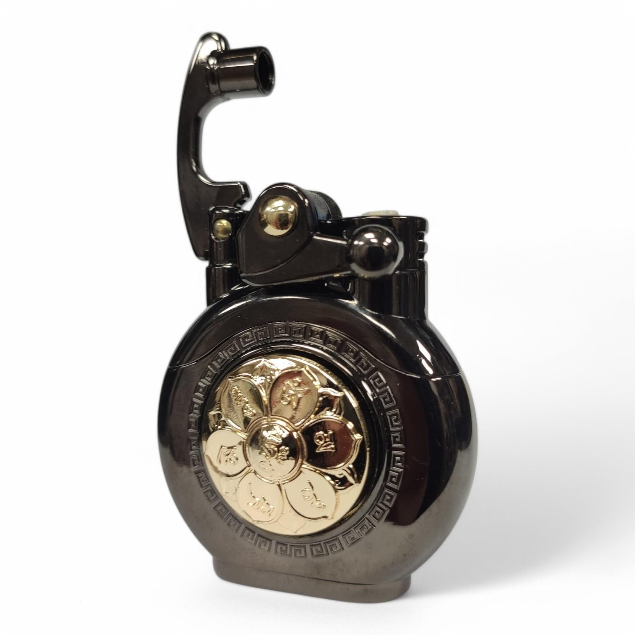 Зажигалка бензиновая Zorro Z620 Horoscope в подарочной упаковке Black/Gold (25739778)