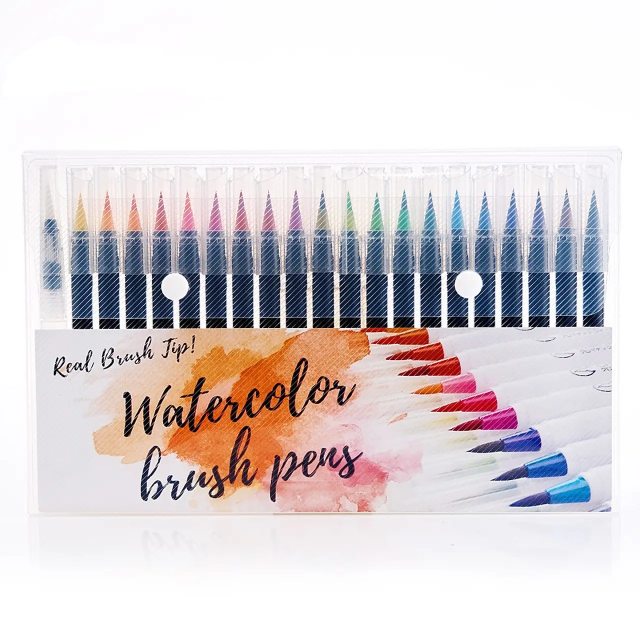 Набор двусторонних акварельных маркеров 20 цветов (7090061)