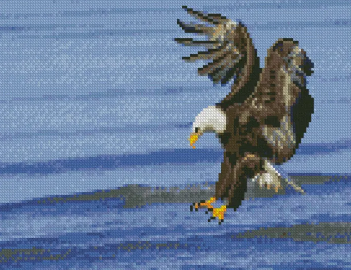 Алмазная мозаика Strateg Сила орла 30x40 см (HX261)