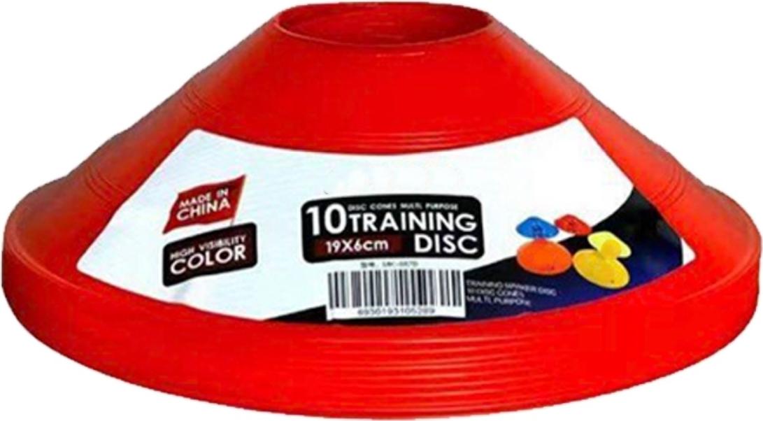 Фишки для разметки поля Europaw 10 шт. 19х6 см Красный (720)