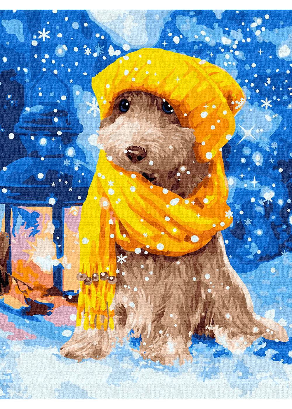 Картина по номерам ИДЕЙКА Пушистый друг 30х40 см (KHO4265)