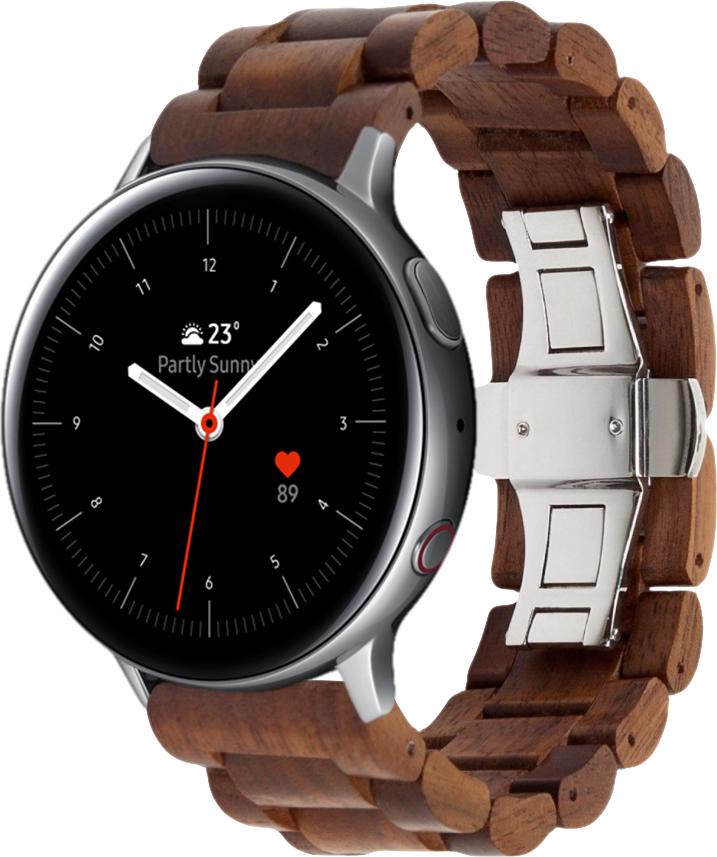 Ремешок деревянный WoodLock для Galaxy Watch Active 2 40/44 мм Brown (28279-30)