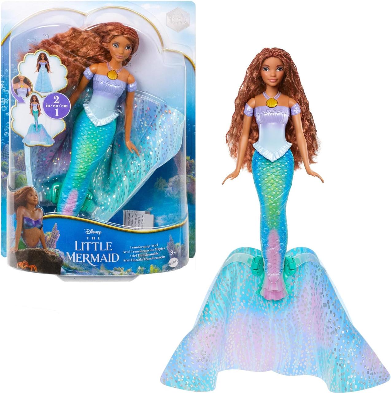 Кукла Mattel Disney The Little Mermaid Transforming Ariel Fashion (2060333798) - фото 6