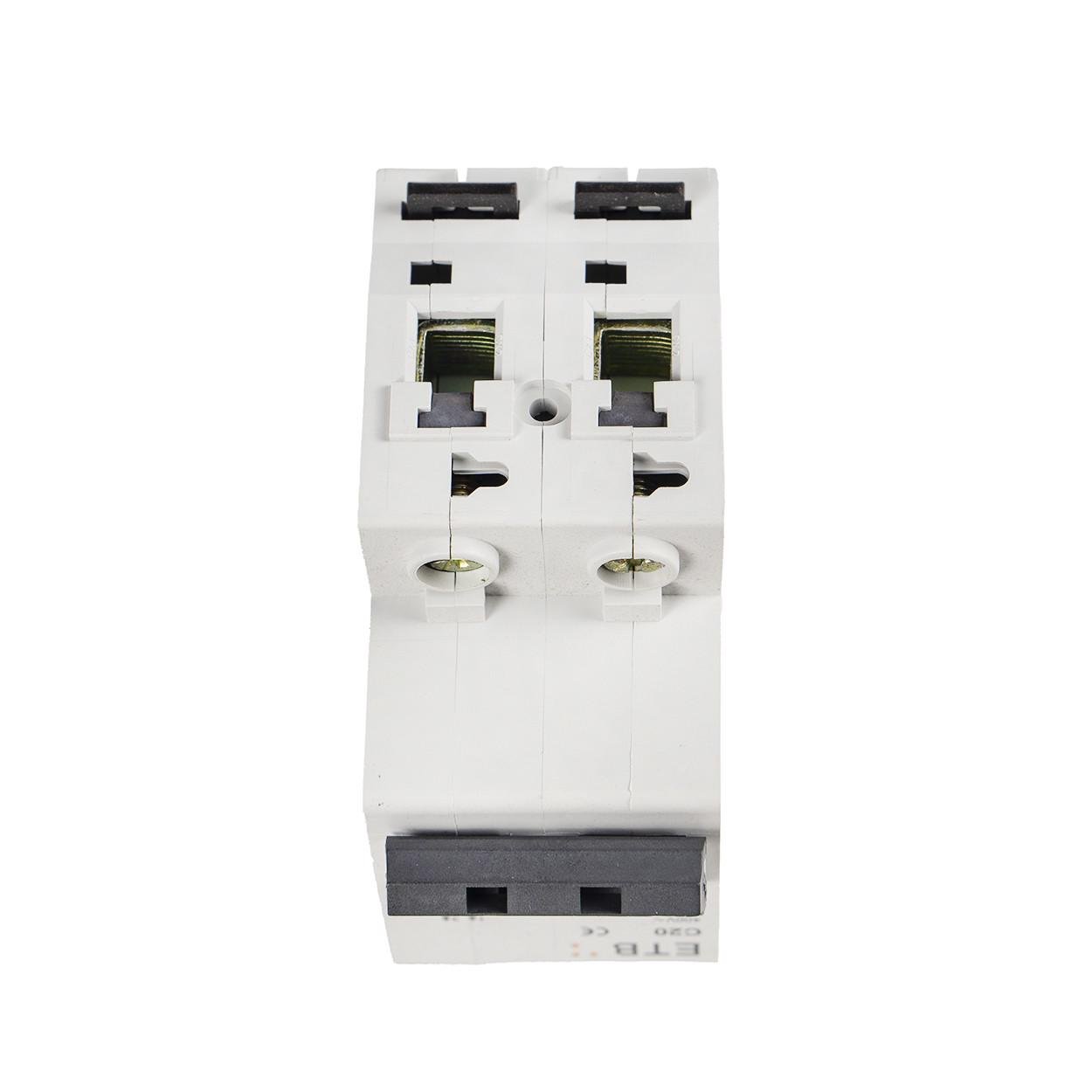 Автоматический выключатель TESLA ETB C20 2-полюсный 400В (132) - фото 4 Автоматический выключатель TESLA ETB C20 2-полюсный 400В (132) - фото 4