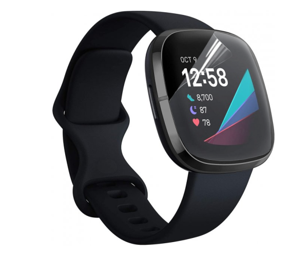 Пленка противоударная гидрогелевая Hydrogel Film для Fitbit Sense 3 шт. Transparent