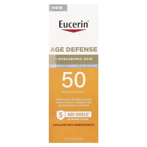 Солнцезащитное средство Eucerin Lightweight Sunscreen Lotion For Face SPF 50 75 мл (EUC-03222)