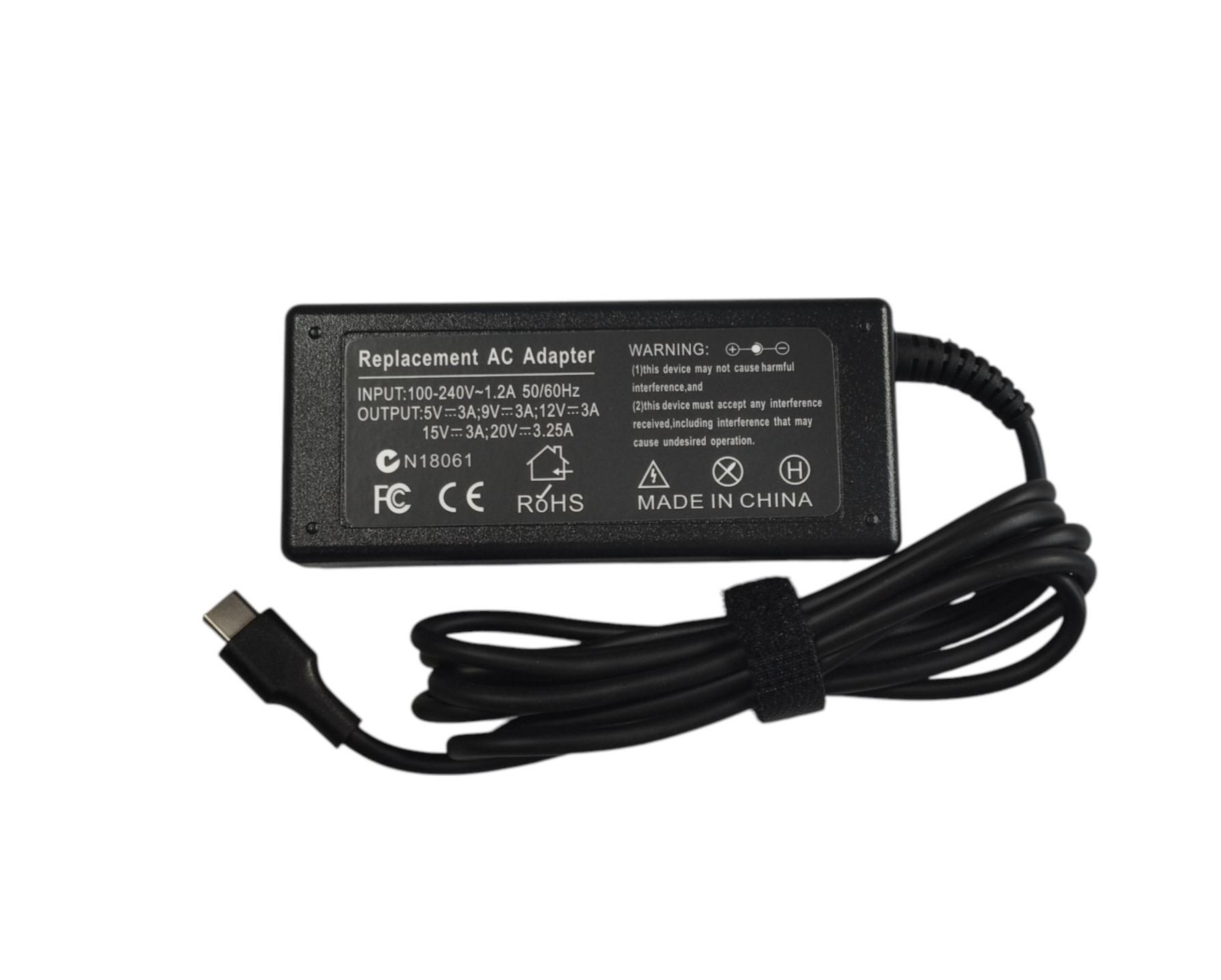 Блок питания для ноутбука Lenovo VB-074260 65W 20V 3,25A USB Type-C (079697)