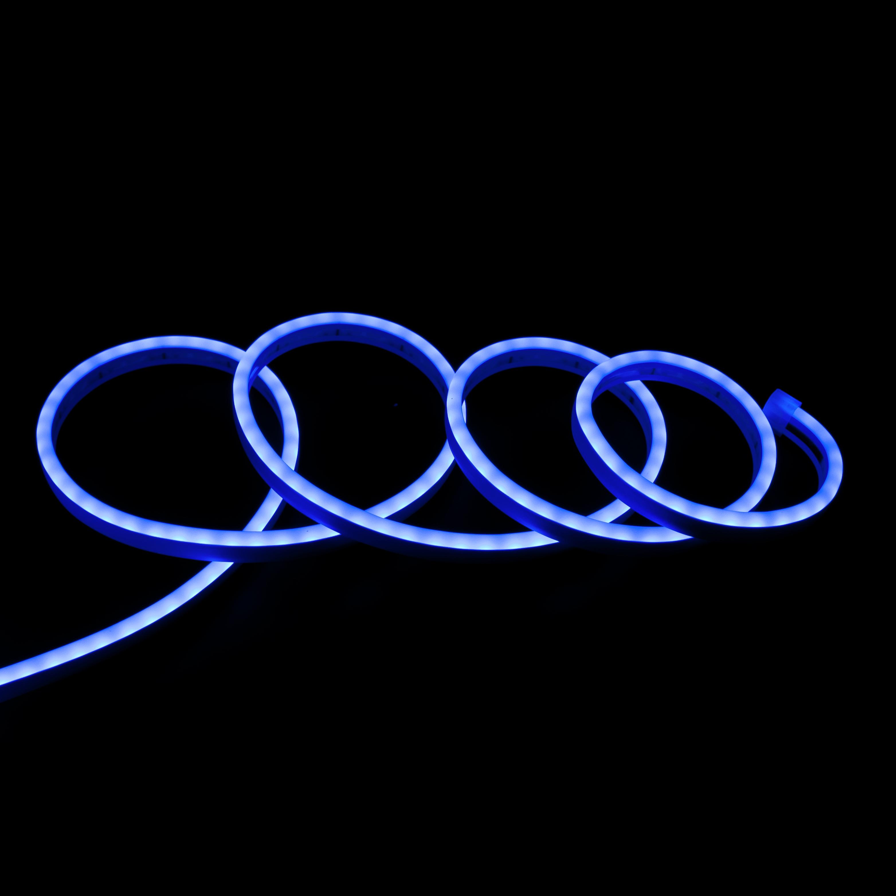 Світлодіодна стрічка неонова Prolum готовий набір 6x12 12V 5 м Синій (28522760) - фото 2 Світлодіодна стрічка неонова Prolum готовий набір 6x12 12V 5 м Синій (28522760) - фото 2