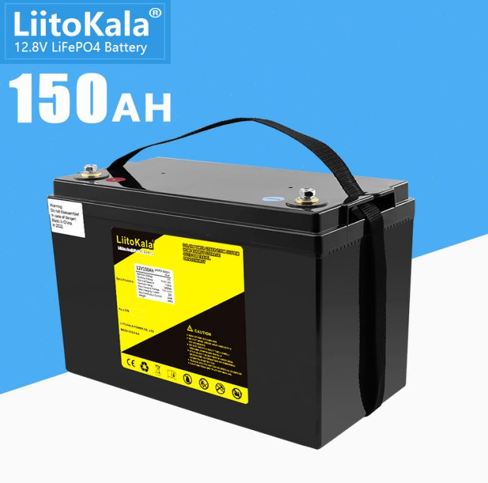 Акумулятор LiitoKala LiFePO4 12V 150 Ah Black (10857) - фото 2