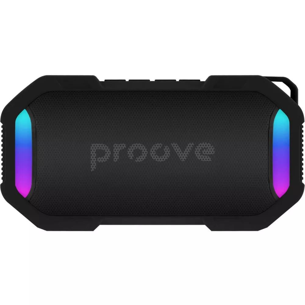 Портативная колонка Proove Black Rock 10W с RGB-подсветкой Черный (27918676)