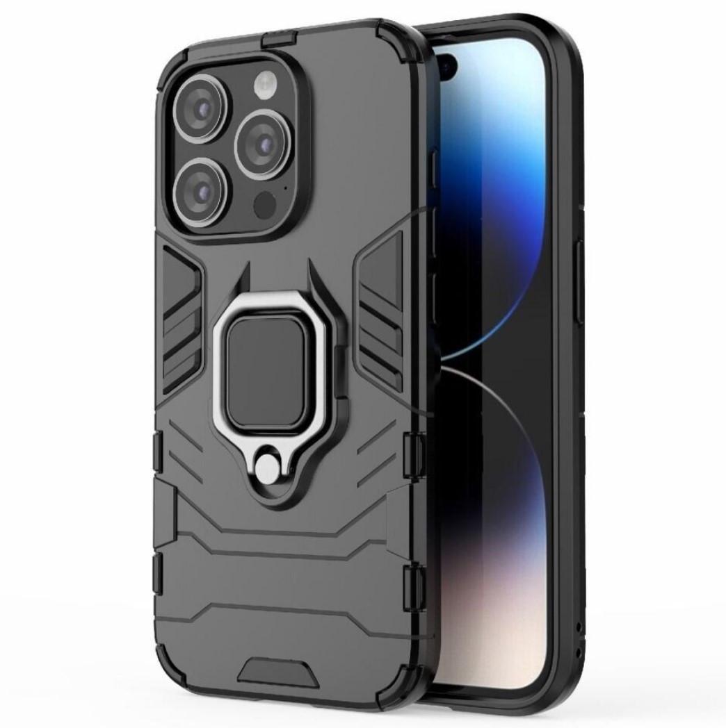 ᐉ Чехол бампер Primolux Ring Armor для Apple iPhone 15 Pro Max - Black •  Купить в Киеве, Украине • Лучшая цена в Эпицентр