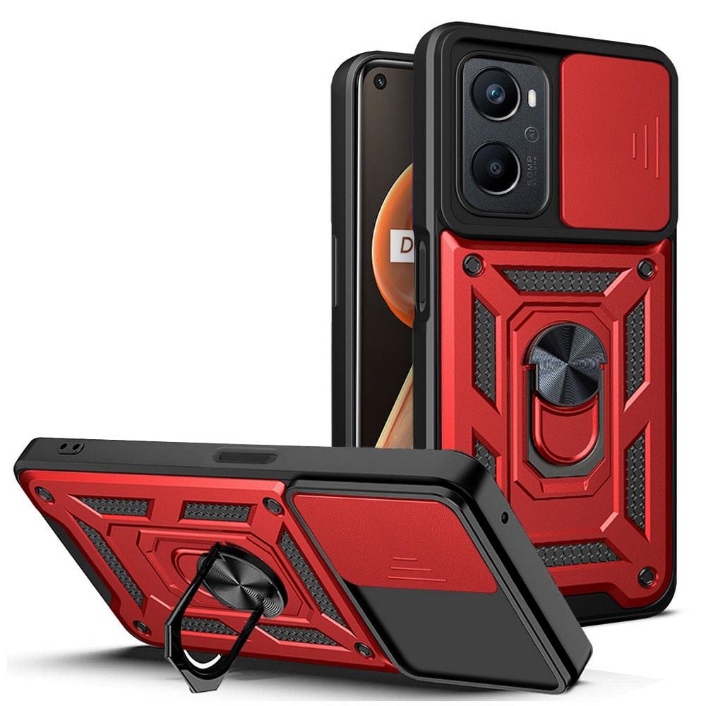 Чехол с защитой камеры 3DGuard OPPO A76 Red (32461-2D)
