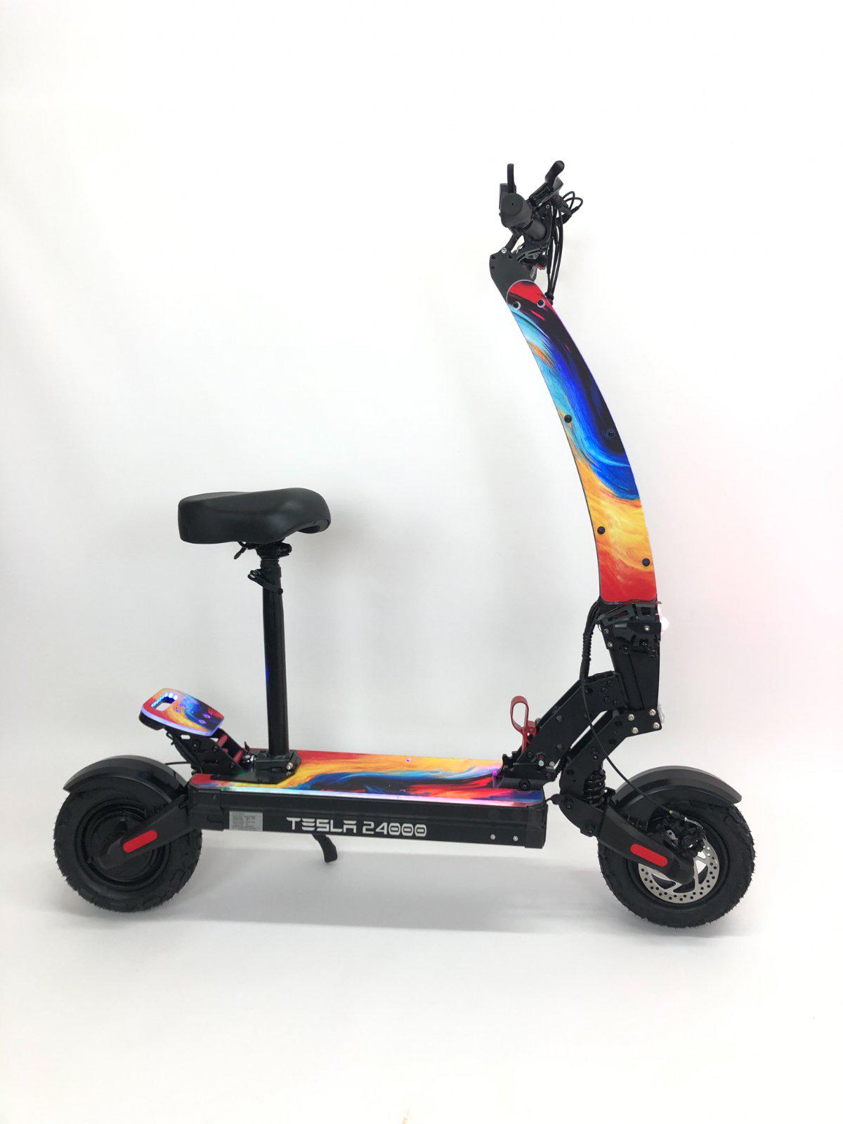 Електросамокат TESLA 24000 з сидінням 2000 W 48 V 24 Ah NFC ключ (23469694) - фото 2 Електросамокат TESLA 24000 з сидінням 2000 W 48 V 24 Ah NFC ключ (23469694) - фото 2