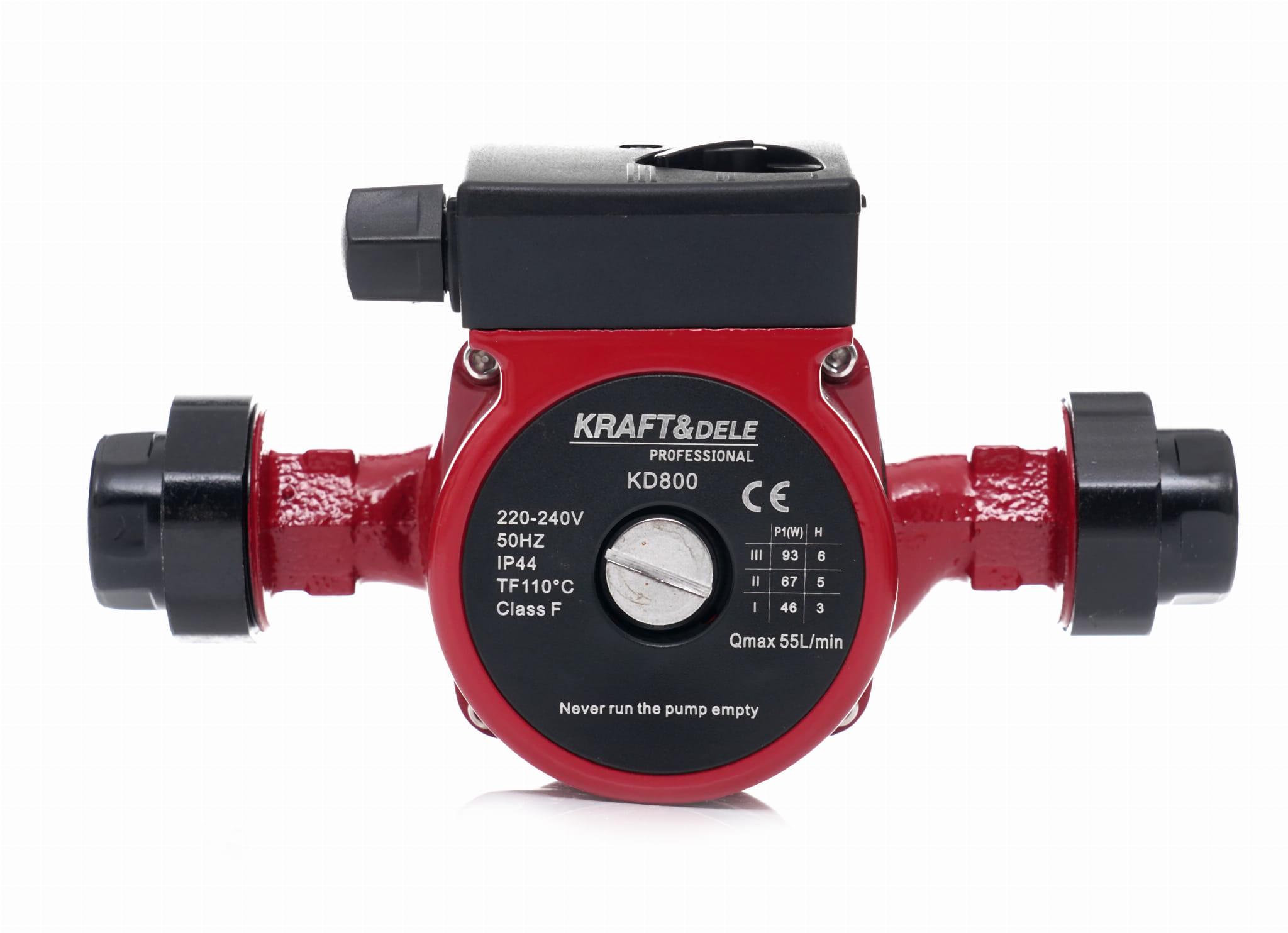 Насос циркуляционный для систем отопления Kraft & Dele KD800 100 Вт.