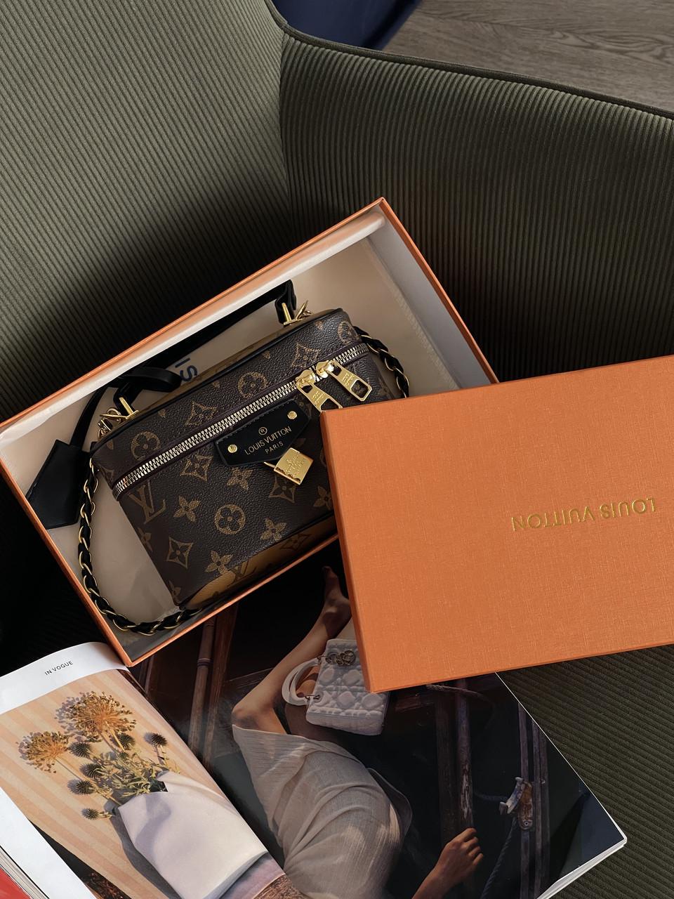 Сумка женская клатч Louis Vuitton Classic Lambskin Коричневый (2509703245)