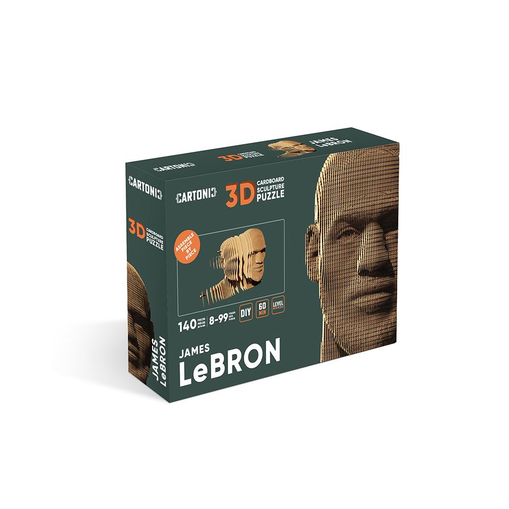 Картонный конструктор Cartonic 3D Puzzle LeBRON (8987152) - фото 3