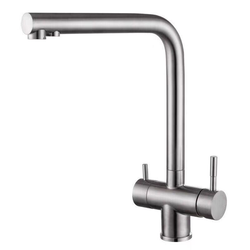 Смеситель для кухни с выходом для питьевой воды Zerix LUX-021 SUS304 (ZX4872)