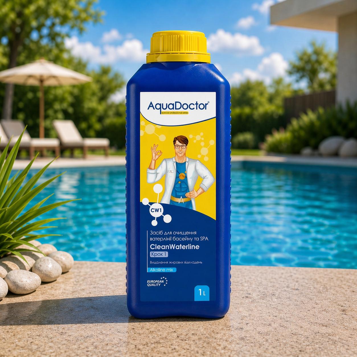 Средство для очистки ватерлинии бассейна AquaDoctor CW CleanWaterline Шаг 1 (27779)