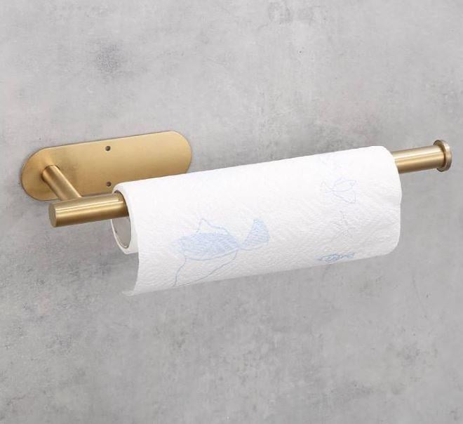 Тримач паперових рушників настінний Youjuxin Золотистий (М900316) (2624164205) Тримач паперових рушників настінний Youjuxin Золотистий (М900316) (2624164205)