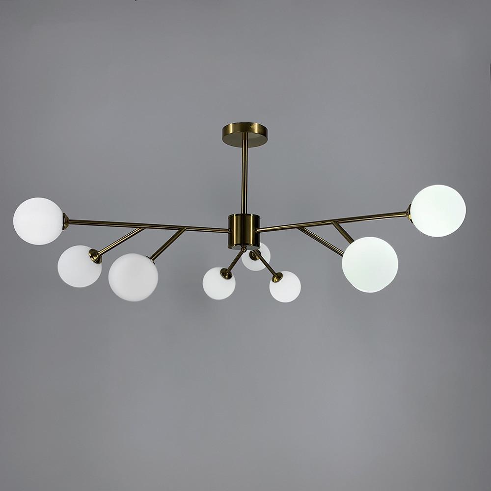 Люстра стельова Grand Bunch на 9 плафонів Ø 110 см Латунь (AOC 20/9 АВ) - фото 3