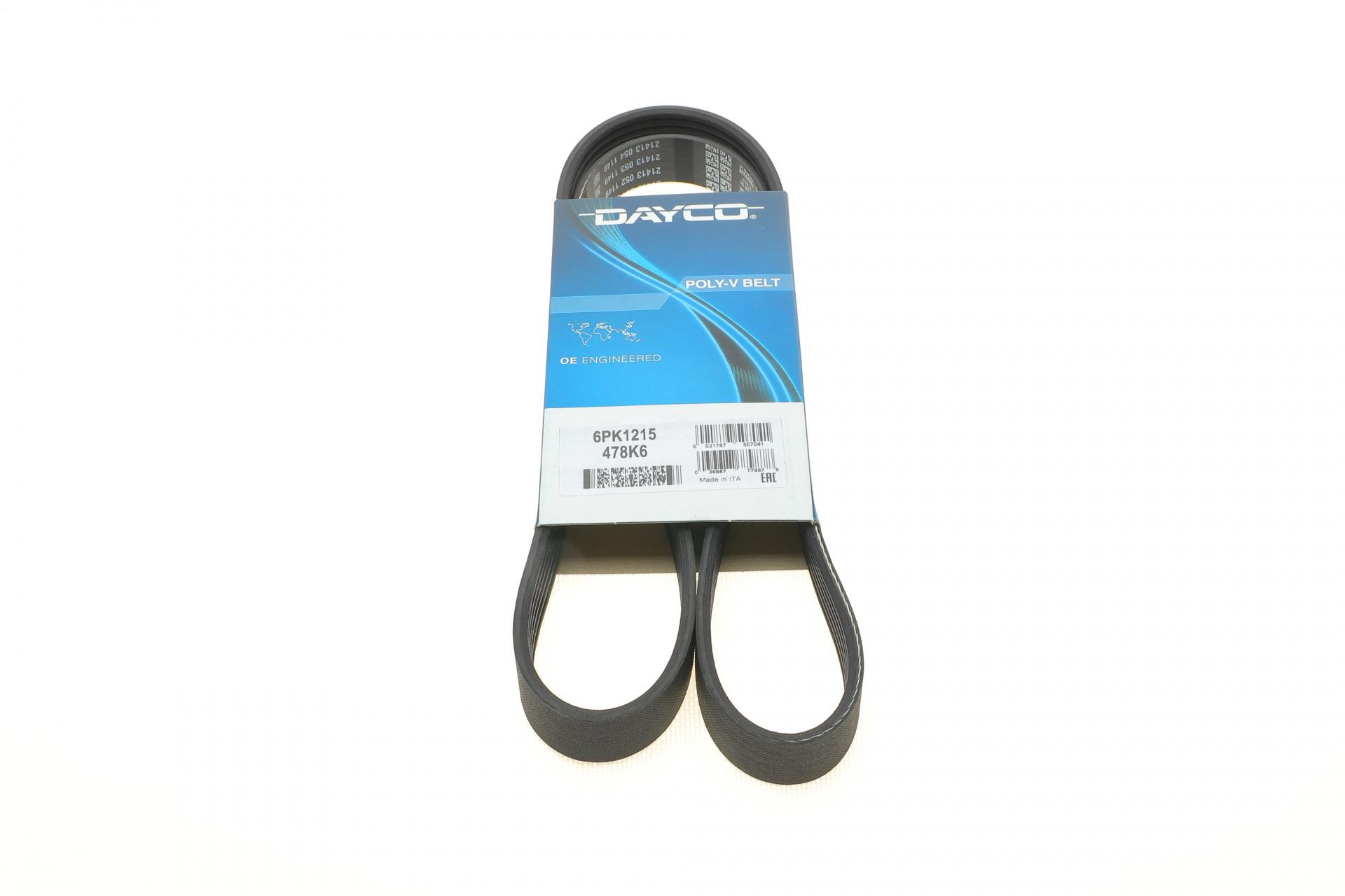 Ремень генератора DAYCO Peugeot Expert/Citroen Jumpy 2.0HDi 07- (6PK1215)