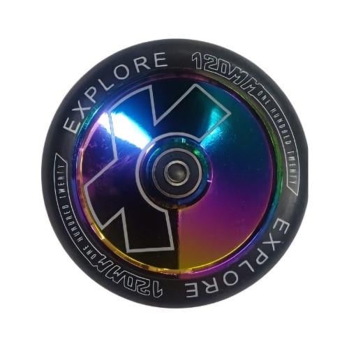 Колесо Explore для трюкового самоката алюминиевый литой диск 120 мм (3200404188)
