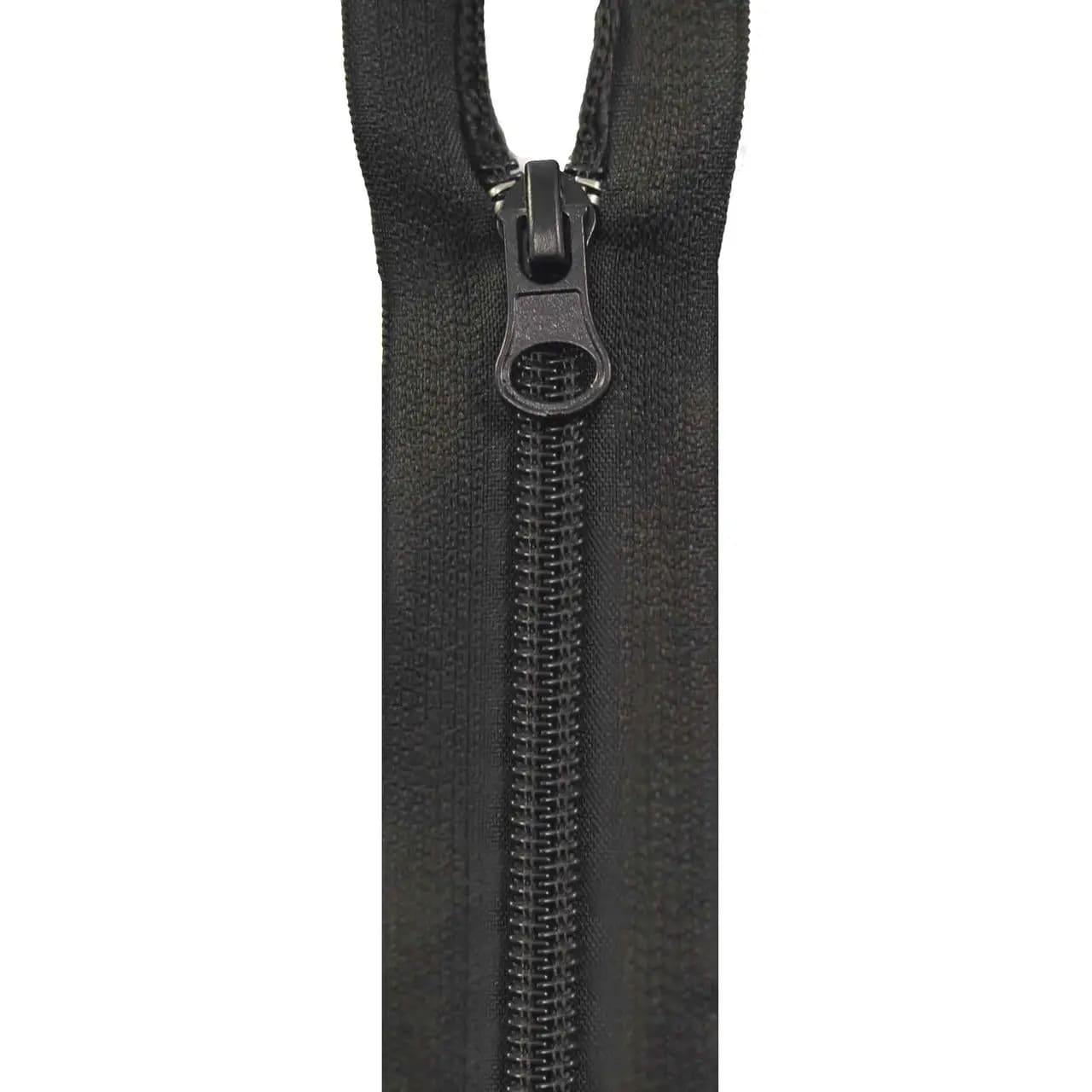 Молния спиральная брючная YKK №3 18 см Черный