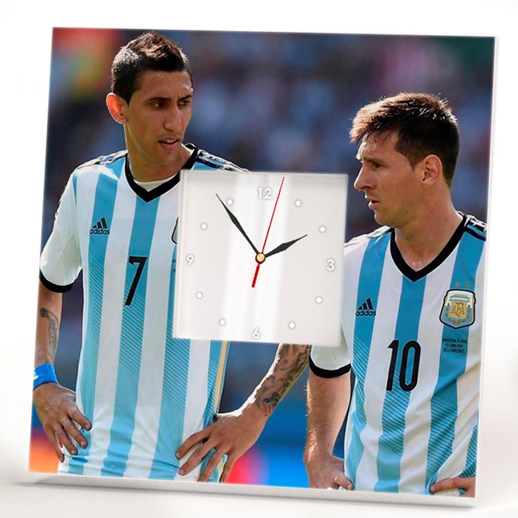 Часы с фото Лионель Месси 260x260 мм (C03072)