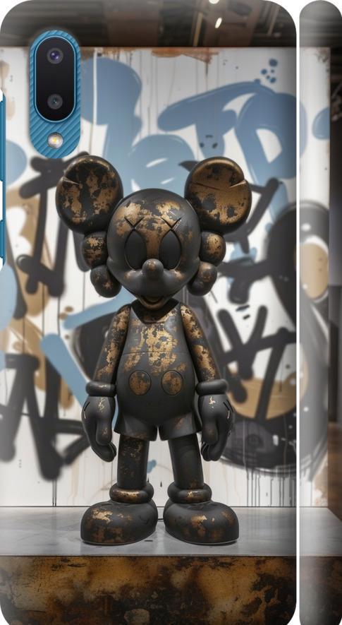 Чехол на Samsung Galaxy A02 A022G Bronze kaws v2 (6098m-2260-42517)