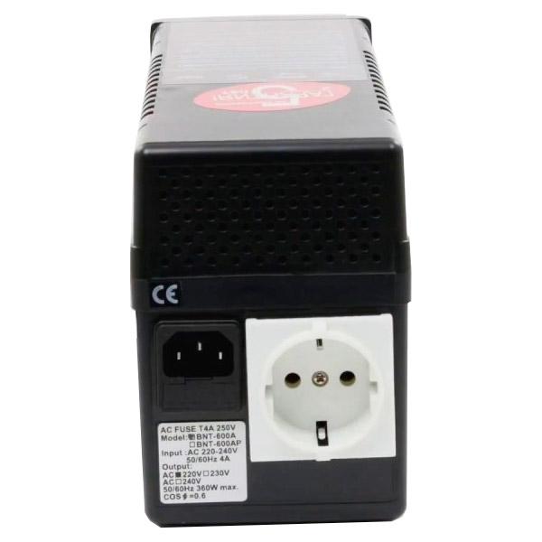 Джерело безперебійного живлення PowerCom BNT-600A Schuko 360 Вт 600 ВА (18646703) - фото 3 Джерело безперебійного живлення PowerCom BNT-600A Schuko 360 Вт 600 ВА (18646703) - фото 3
