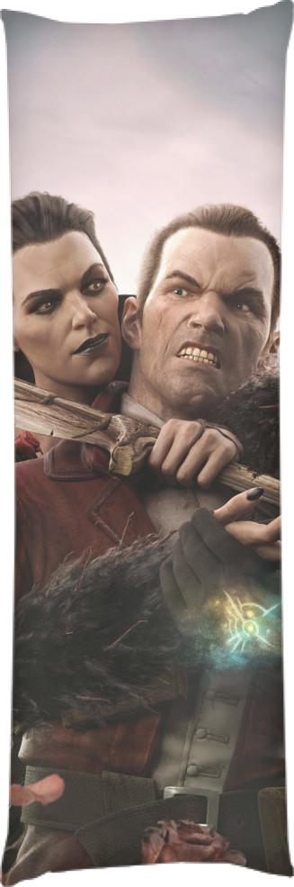 Подушка дакимакура Dishonored 4 40x100 см (14106399)