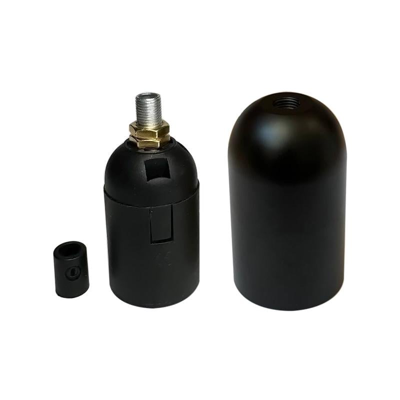 Патрон Premium Round E27 алюминиевый Черный матовый (51614) - фото 6 Патрон Premium Round E27 алюминиевый Черный матовый (51614) - фото 6