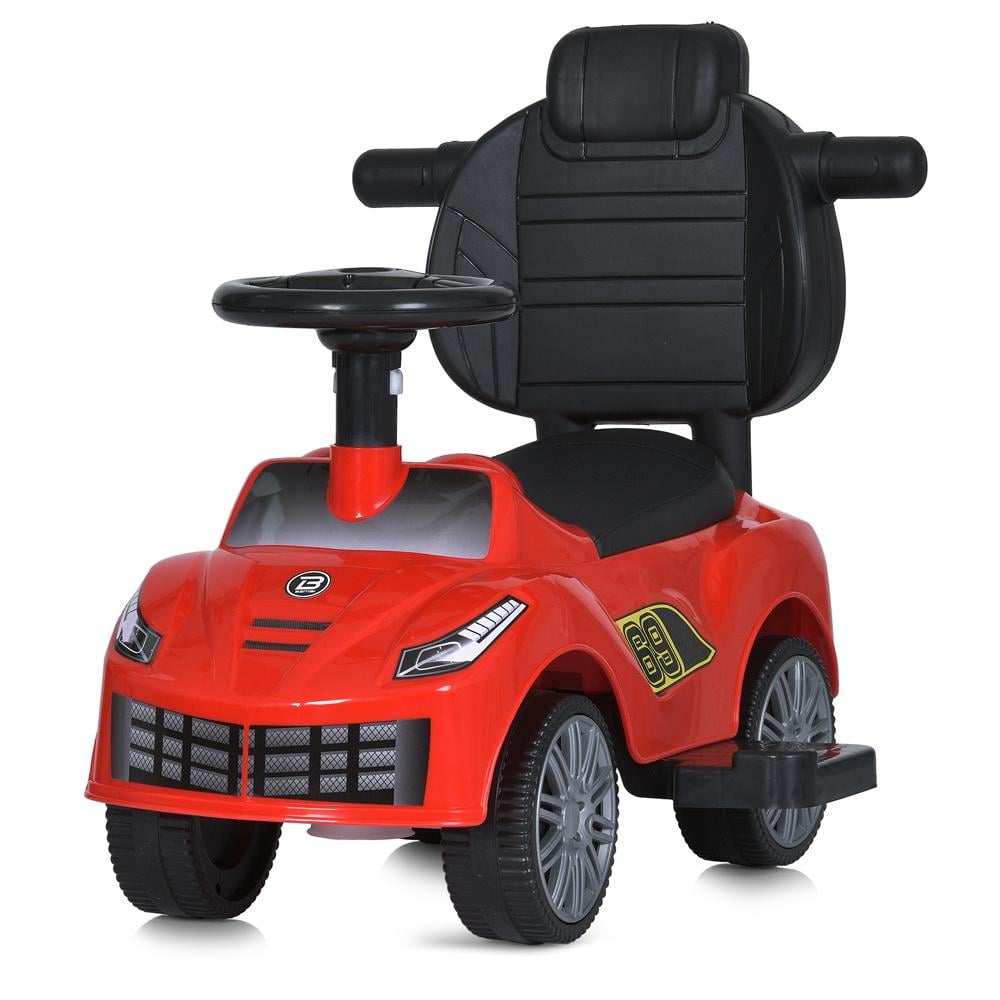 Детская каталка-толокар Bambi Racer M 5728L 2в1 Красный (24441675) - фото 6
