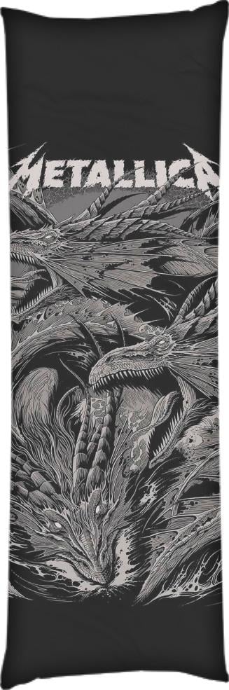 Подушка дакимакура Metallica 5 40x100 см (13546089)