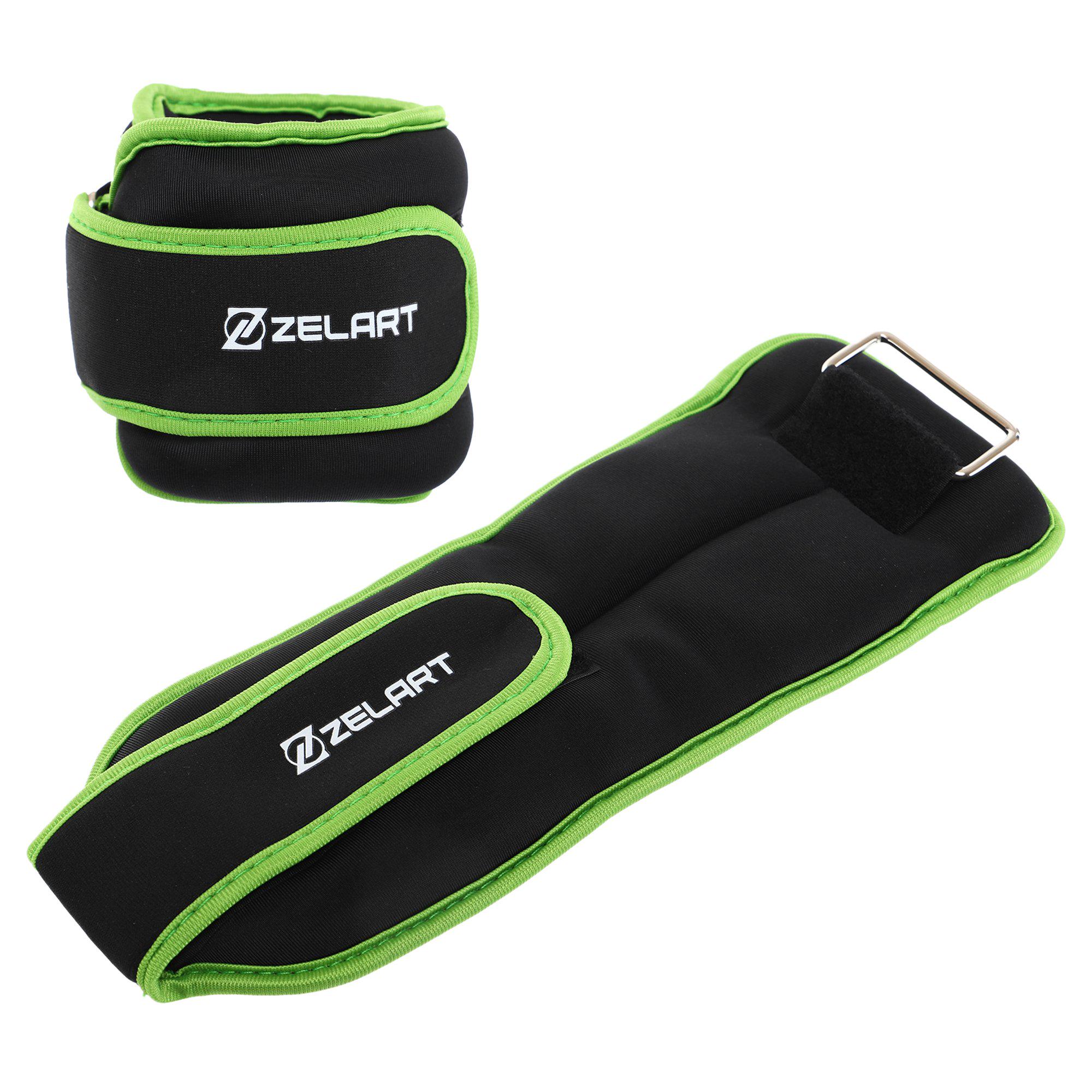 Утяжелители-манжеты для рук и ног Zelart Pro 2х1,5 кг Салатовый (FI-5732-3_Салатовый)