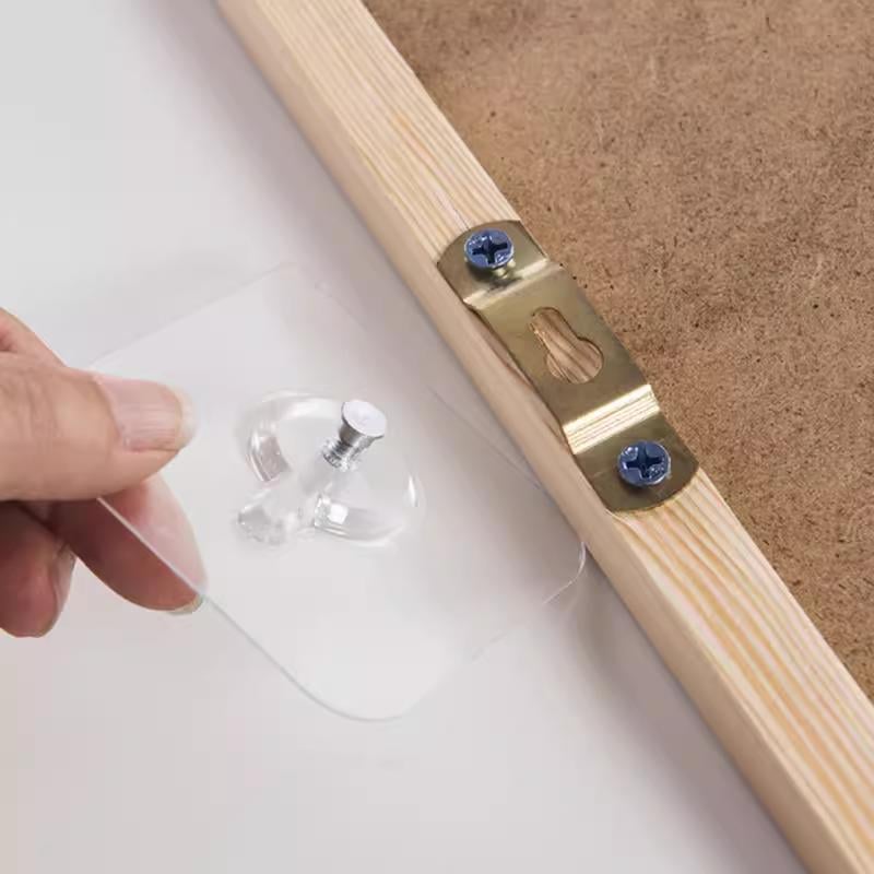 Держатель универсальный для картин/рамок/часов без сверления стен на липучке 2 шт. - фото 5