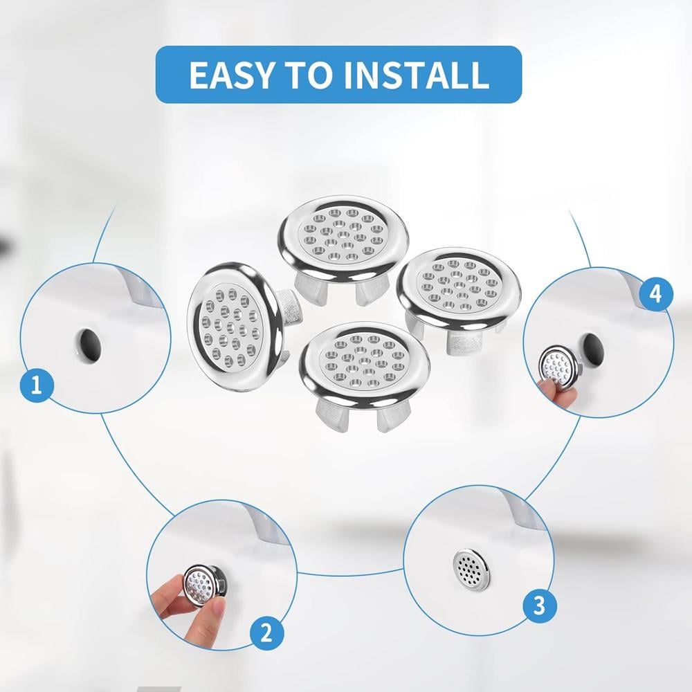 Накладка декоративна універсальна решітка на перелив 2 шт. Сріблястий (3000003809) - фото 8 Накладка декоративна універсальна решітка на перелив 2 шт. Сріблястий (3000003809) - фото 8