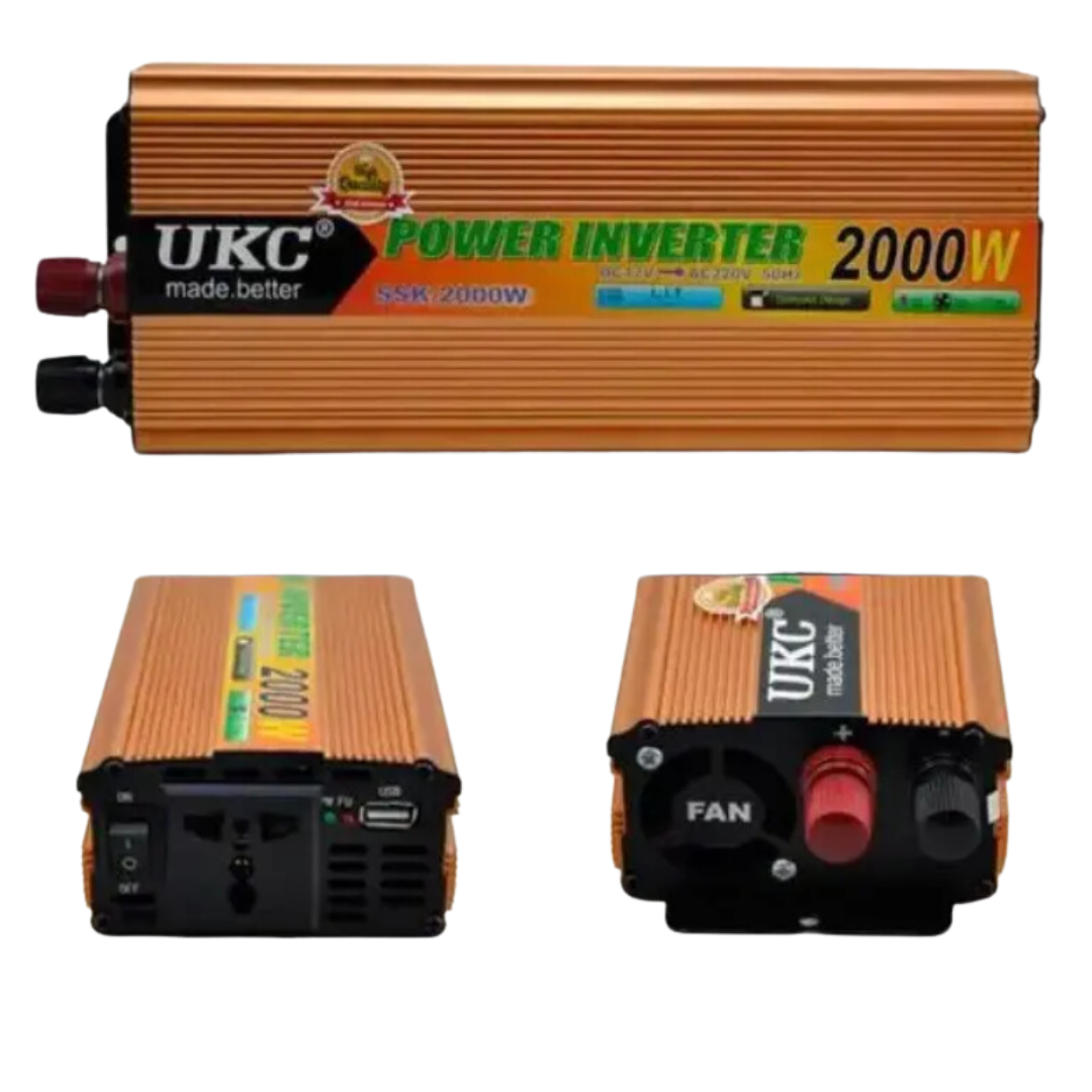 Автомобільний інвертор UKC 2000W 24V AC/DC (SSK-2000W) - фото 5 Автомобільний інвертор UKC 2000W 24V AC/DC (SSK-2000W) - фото 5