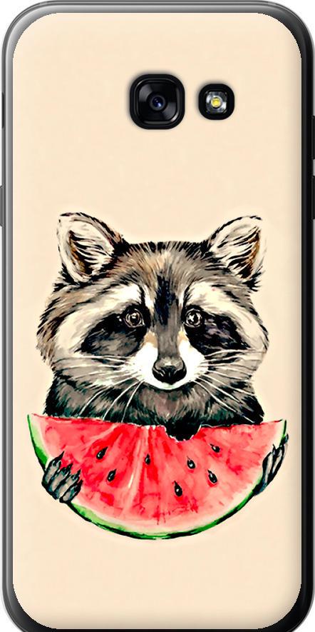 Чехол на Samsung Galaxy A5 (2017) Енотик с арбузом (4605u-444-42517)