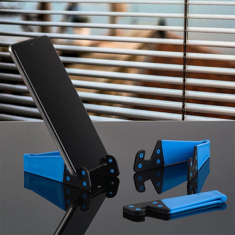 Тримач для телефону Folding Tablet Stand V універсальний Синій (1010394-Blue) - фото 3