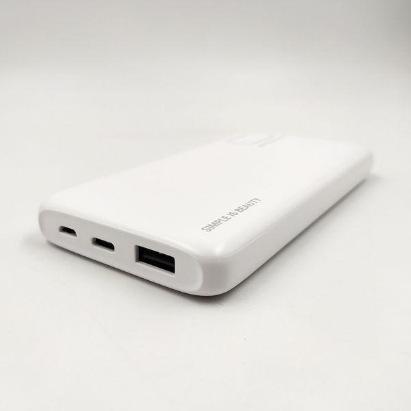 Портативное зарядное устройство Xo PR182 10000 mAh White (29170) - фото 2