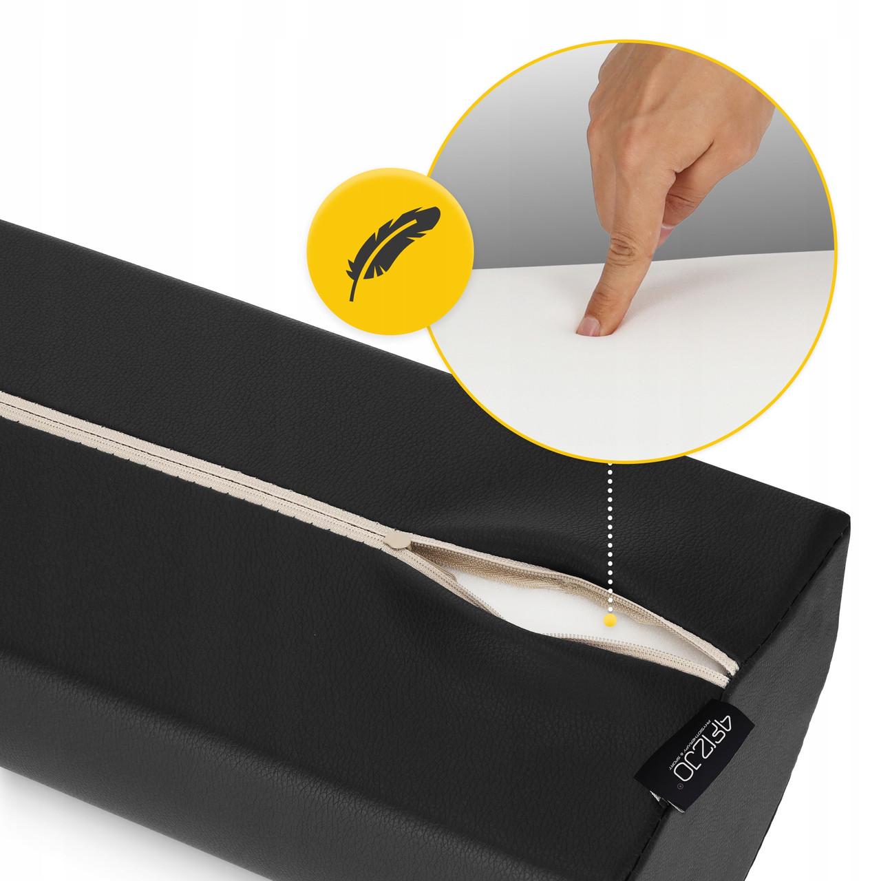 Полувалик для реабилитации и массажа 4fizjo 60x18x12 Black (P-5905973402941) - фото 2 Полувалик для реабилитации и массажа 4fizjo 60x18x12 Black (P-5905973402941) - фото 2