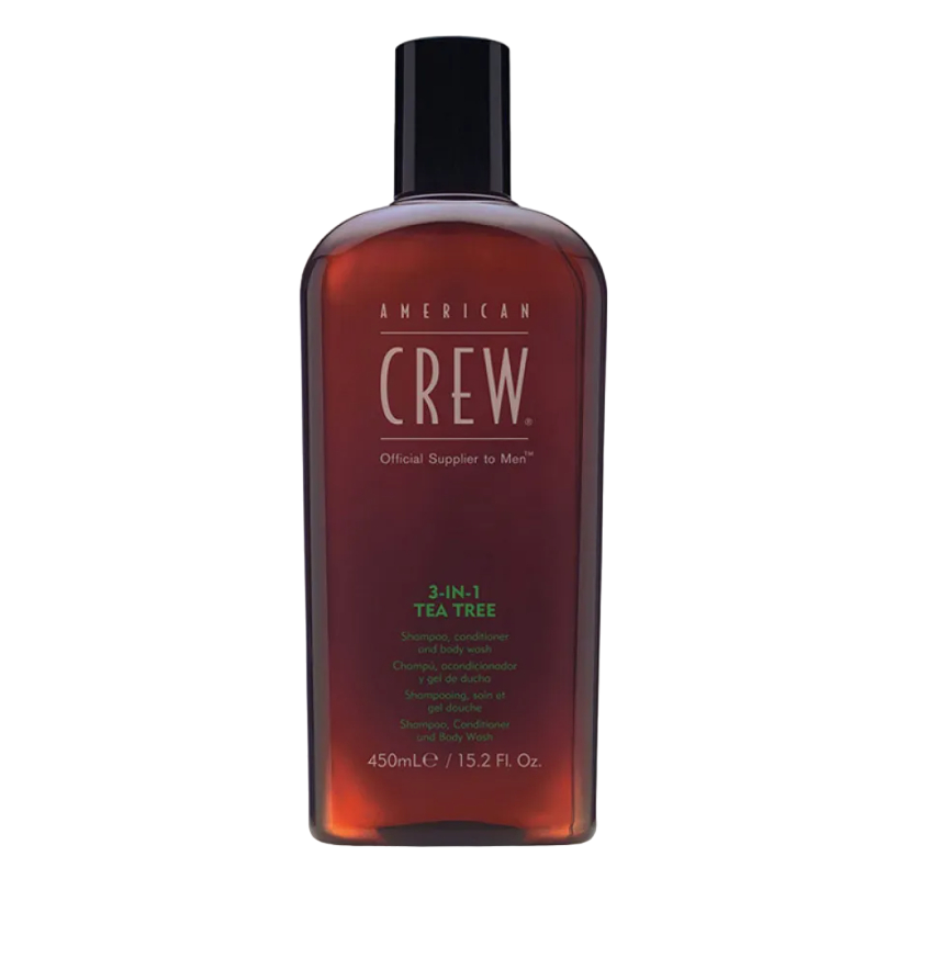 Шампунь AMERICAN CREW 3в1 Shampoo/Hair conditioner/Body Wash Tea Tree 450 мл (669316214848)