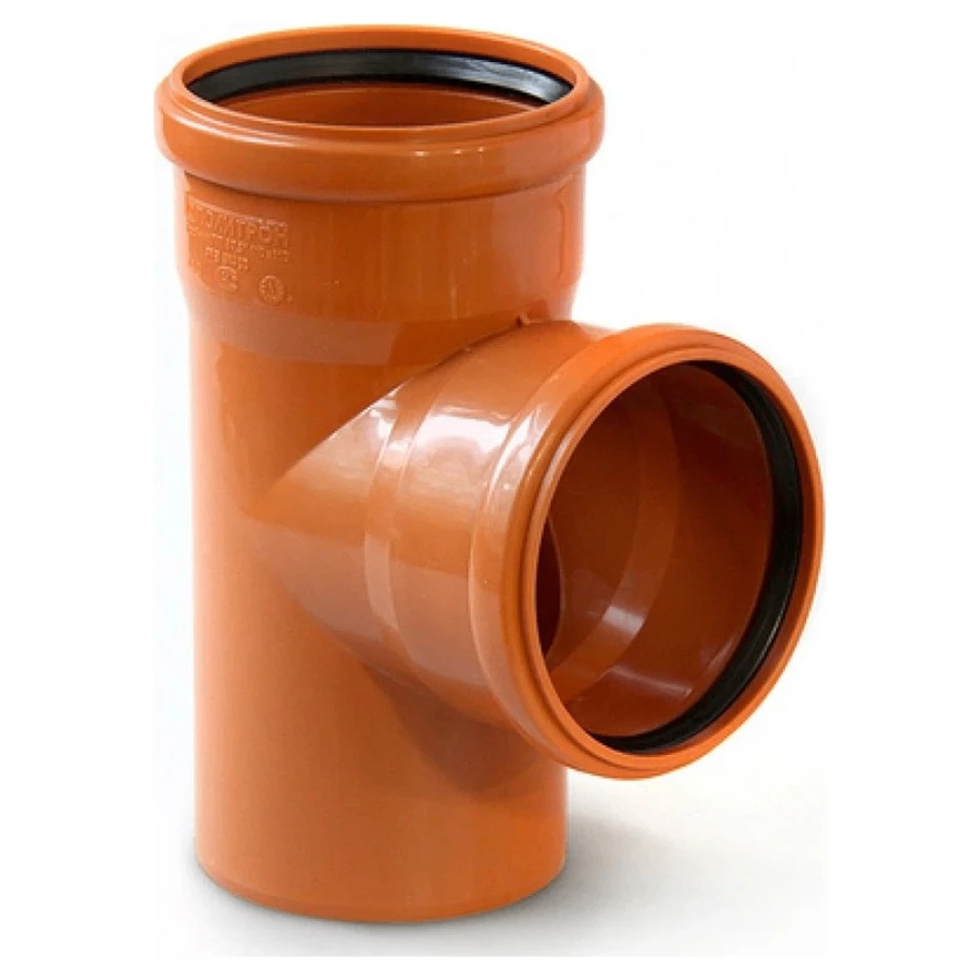 Трійник зовнішньої каналізації Valrom KompactKit 110x110 мм 87° (CF290110110)