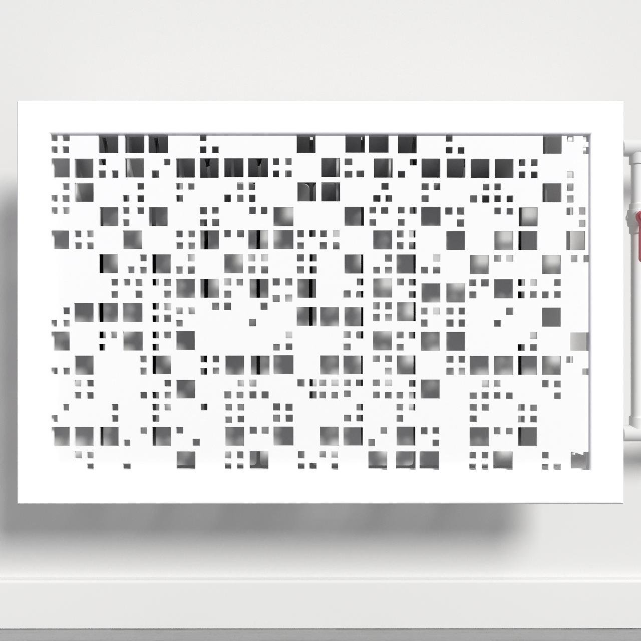 Решетка-экран на батарею SMARTWOOD 1200 мм Белый (R20624104)