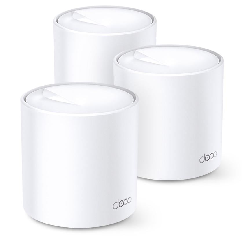 Бездротова система TP-Link Deco X20 3-pack Wi-Fi 6 до 1800 Mb/s 1x100/1000 Mb/s White