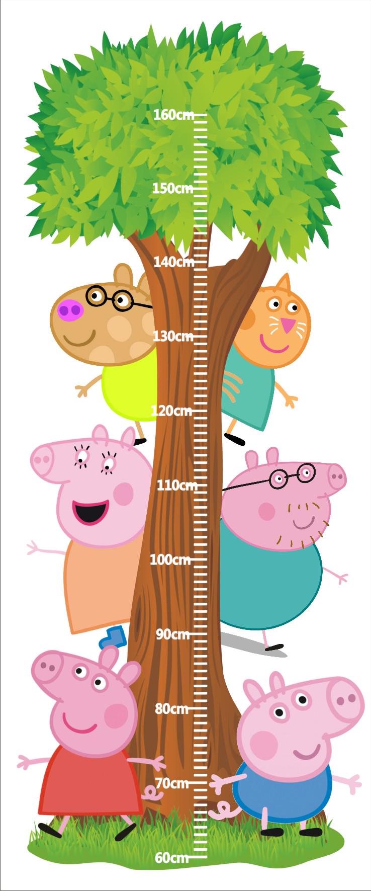 Ростомір дитячий Свинка Пеппа 120х50 см (05)