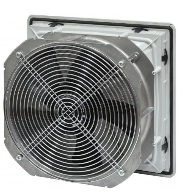 Вентилятор с фильтром ETI EF-325-680-230V 680 м3/ч 230 В IP54 325x325x159 мм для шкафов Серый (1344017)